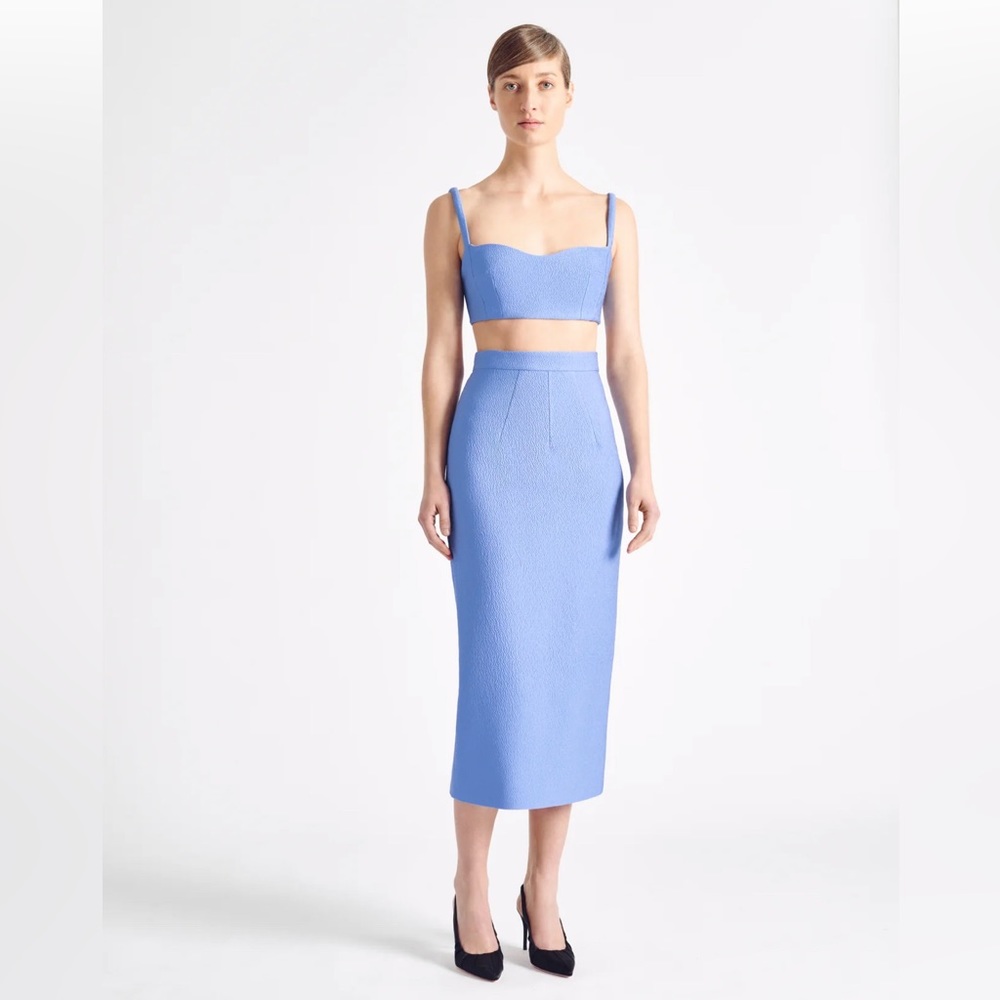 Emilia Wickstead light blue two piece set - UK6 / US00